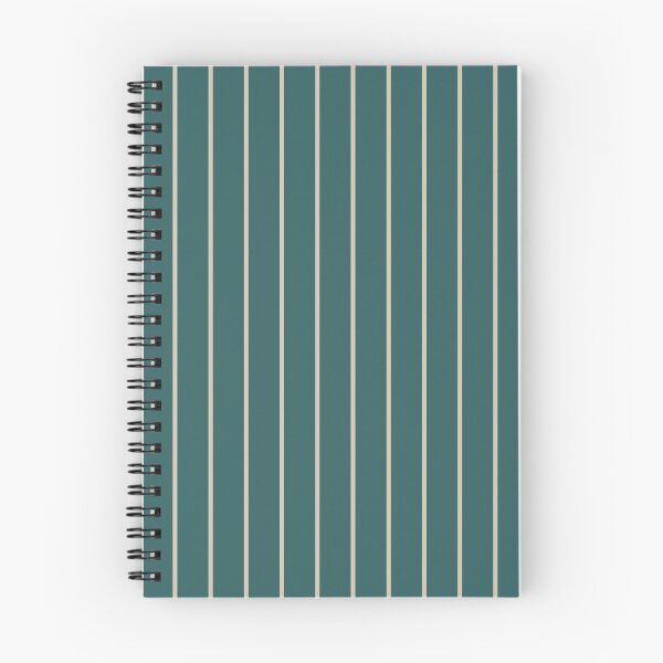 Item preview, Pinstriped Teal And Beige Pattern designed and sold by pattern-archive.