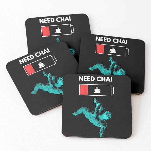 Item preview, Funny Need Chai Tea Low Battery Aesthetic designed and sold by lKenima.
