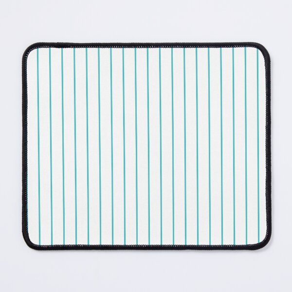 Item preview, Pinstriped White And Aqua Pattern designed and sold by pattern-archive.