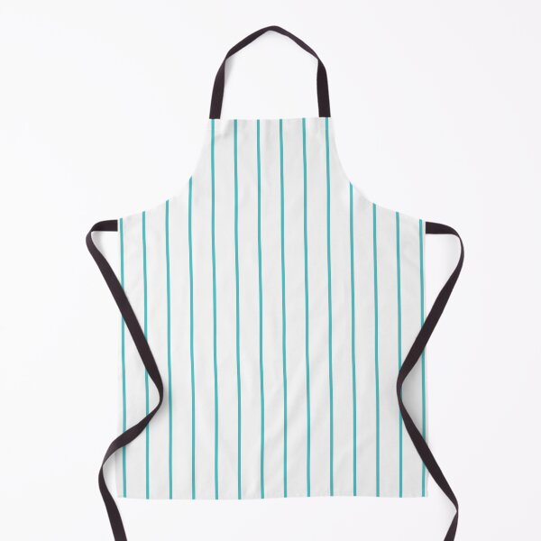 Item preview, Pinstriped White And Aqua Pattern designed and sold by pattern-archive.