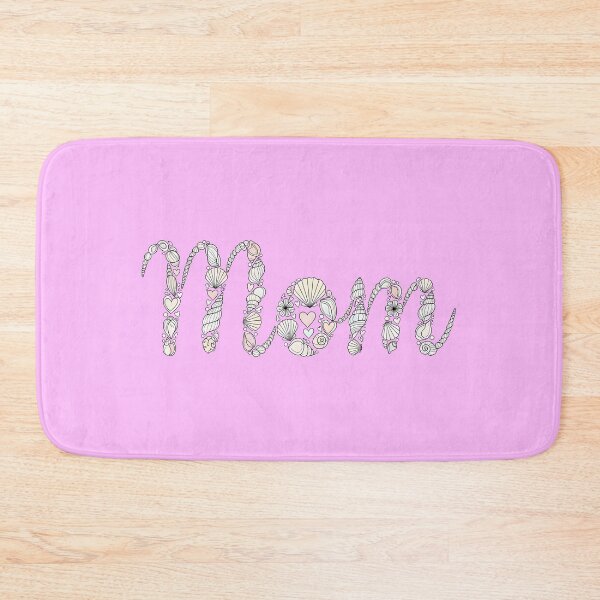 Item preview, Mom in Seashell Letters – Coastal Heart Design designed and sold by Sea Gem.