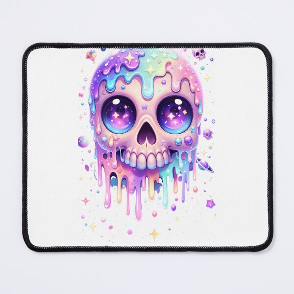 Item preview, Pastel Goth Melting Galaxy Skull - Kawaii Drip Aesthetic designed and sold by Skully-Studio.