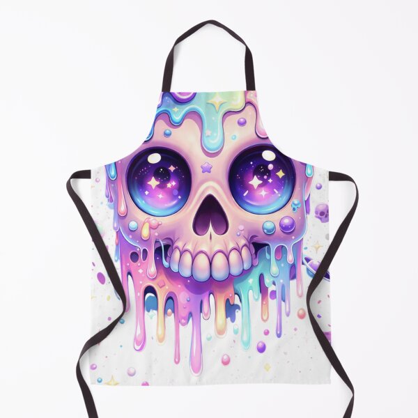 Item preview, Pastel Goth Melting Galaxy Skull - Kawaii Drip Aesthetic designed and sold by Skully-Studio.