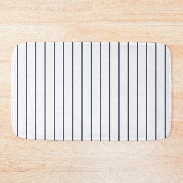 Item preview, Pinstriped White And Blue Pattern designed and sold by pattern-archive.