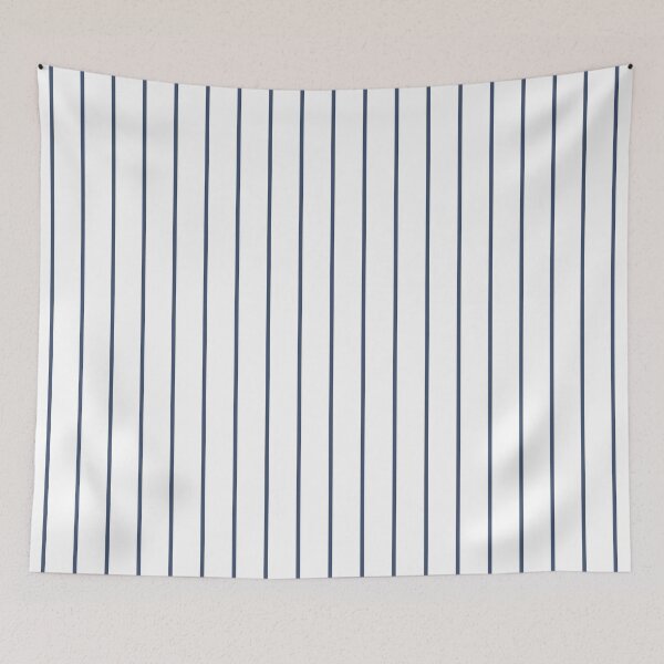 Item preview, Pinstriped White And Blue Pattern designed and sold by pattern-archive.