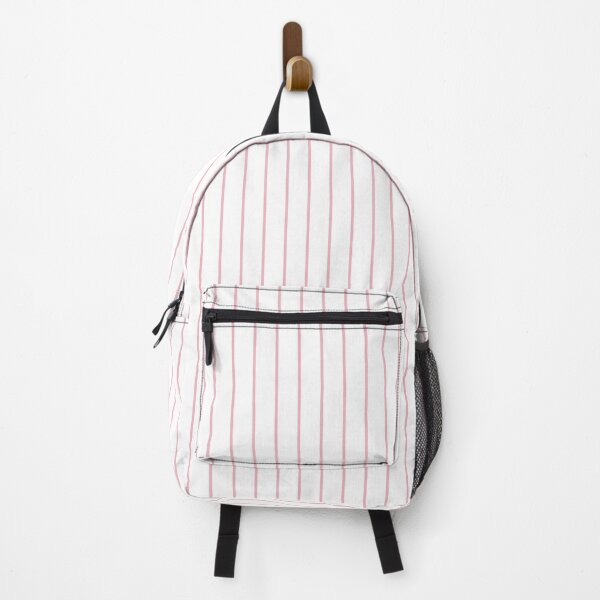 Item preview, Pinstriped White And Blush Pattern designed and sold by pattern-archive.