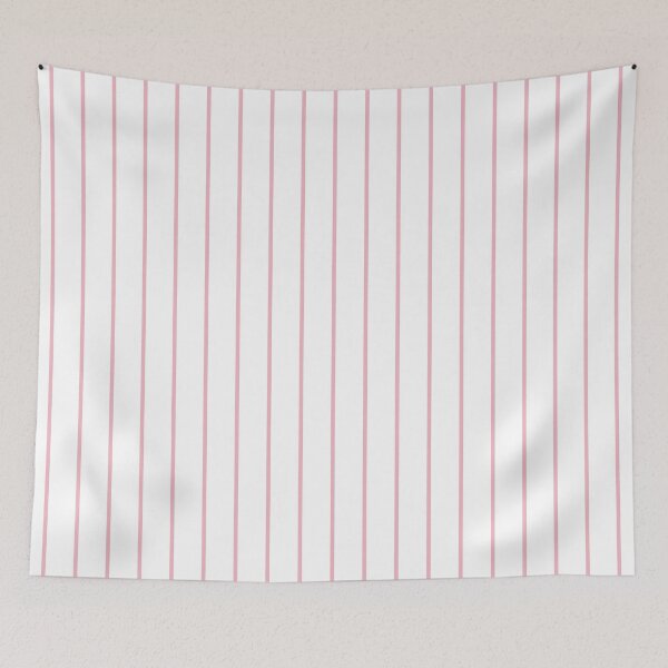 Item preview, Pinstriped White And Blush Pattern designed and sold by pattern-archive.