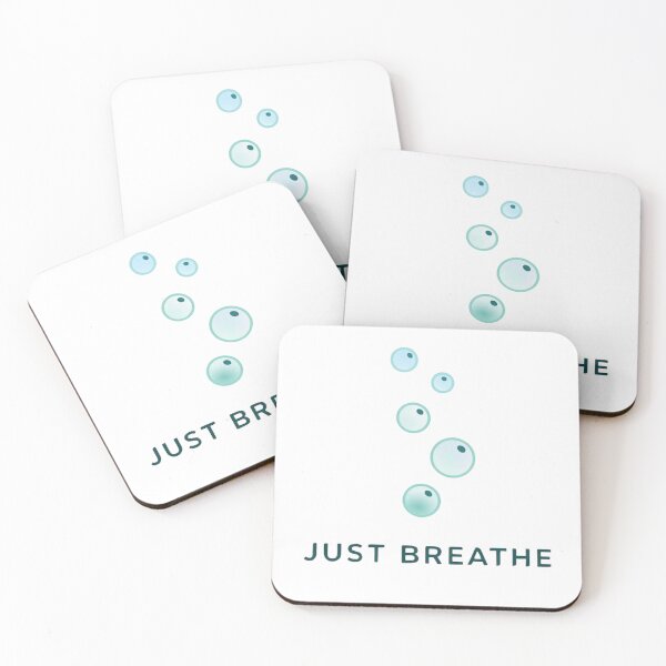 Item preview, Just Breathe – Minimalist Scuba Diving Calm Ocean Shirt designed and sold by Brinevex Co..