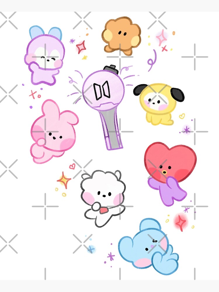 Bt21 And Bts Posters for Sale | Redbubble