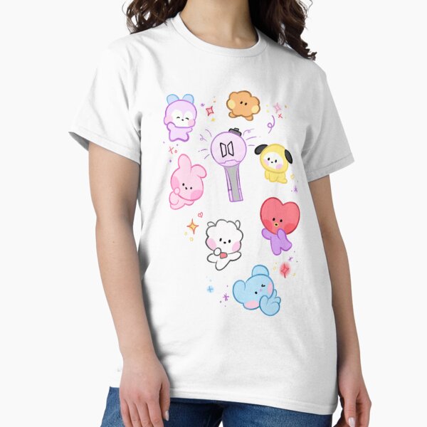 TATA BT21 パジャマ　Tシャツ　Hunt セール】[BT21] TATA コンパクトTシャツ（Tシャツ/カットソー
