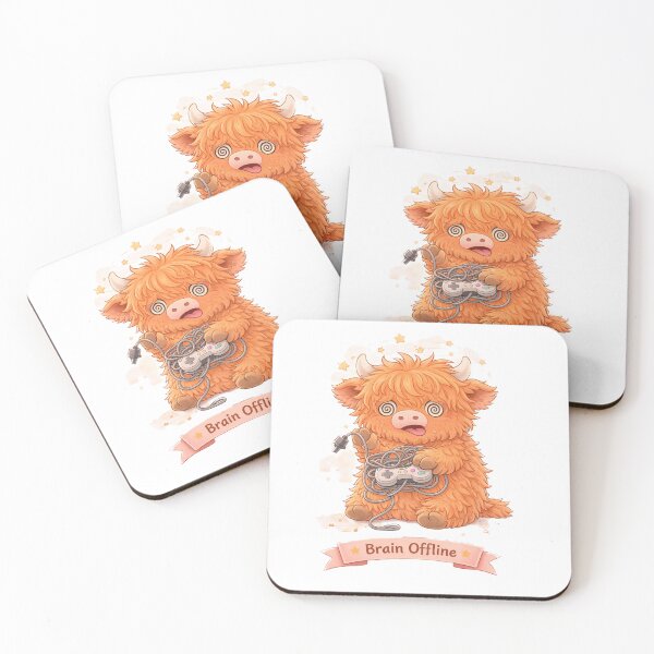 Item preview, Brain Offline – Funny Cow designed and sold by Creative and Humorous Arts.
