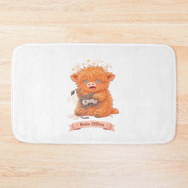 Item preview, Brain Offline – Funny Cow designed and sold by Creative and Humorous Arts.