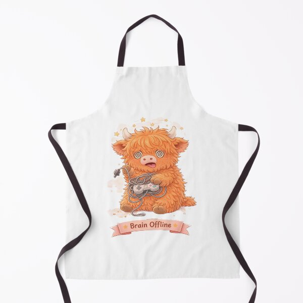 Item preview, Brain Offline – Funny Cow designed and sold by Creative and Humorous Arts.