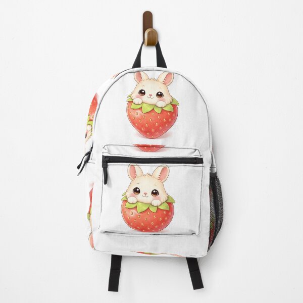 Item preview, Cute Bunny Inside Strawberry Kawaii Aesthetic Design designed and sold by Sadia  Jannat.