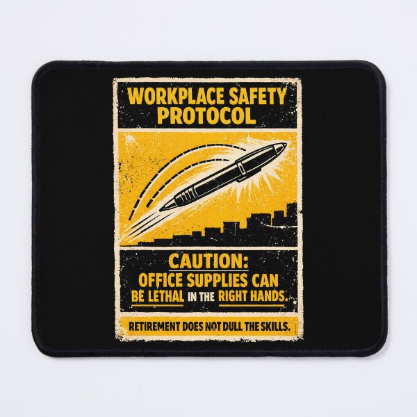 Item preview, Lethal Office Supplies Workplace Safety Poster designed and sold by agearb.