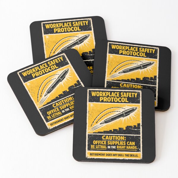 Item preview, Lethal Office Supplies Workplace Safety Poster designed and sold by agearb.