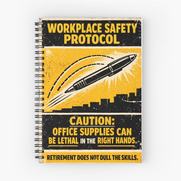 Item preview, Lethal Office Supplies Workplace Safety Poster designed and sold by agearb.