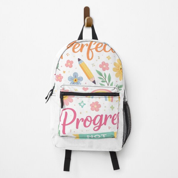 Item preview, Progress Not Perfection Cute Motivational Quote Design | Pastel Aesthetic Floral Typography designed and sold by Sanika arts .