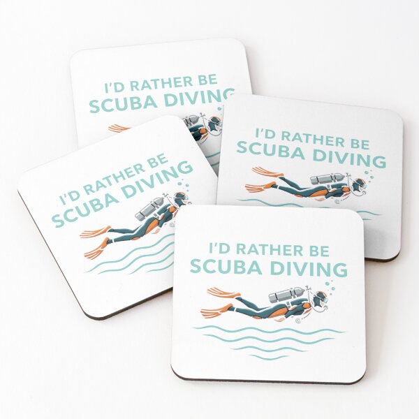 Item preview, I’d Rather Be Scuba Diving – Funny Ocean Lover Diver Shirt designed and sold by Brinevex Co..