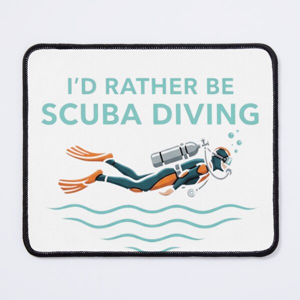 Item preview, I’d Rather Be Scuba Diving – Funny Ocean Lover Diver Shirt designed and sold by Brinevex Co..
