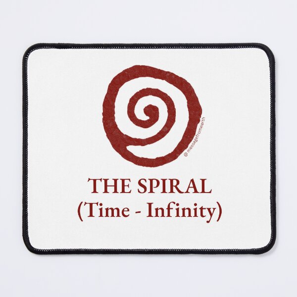 Item preview, Spiral - Neolithic Cipher - Time and Infinity - Minimalist T-Shirt - #1 designed and sold by Message from Earth.