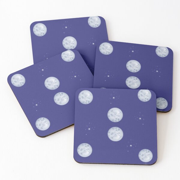 Item preview, Night Sky Moon Pattern designed and sold by MaiAndMu.