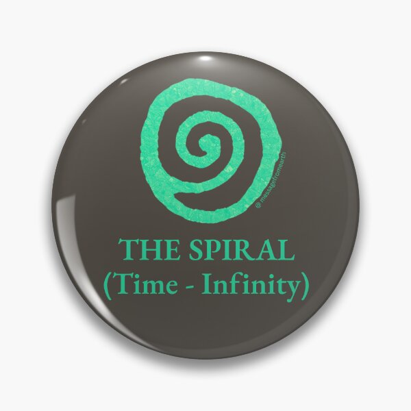 Item preview, Spiral - Neolithic Cipher - Time and Infinity - Minimalist T-Shirt - #2 designed and sold by Message from Earth.