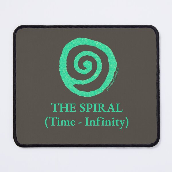 Item preview, Spiral - Neolithic Cipher - Time and Infinity - Minimalist T-Shirt - #2 designed and sold by Message from Earth.