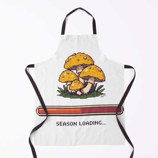 Item preview, Chanterelle Season Loading... Funny Pixel Art Mushroom Hunter T-Shirt designed and sold by hknshop.