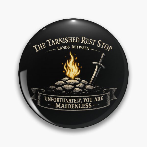 Item preview, Tarnished Rest Stop Golden Flame Graphic designed and sold by agearb.