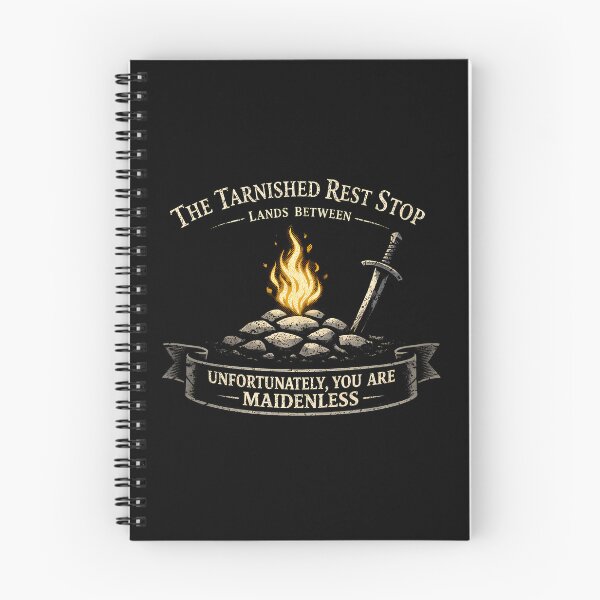 Item preview, Tarnished Rest Stop Golden Flame Graphic designed and sold by agearb.