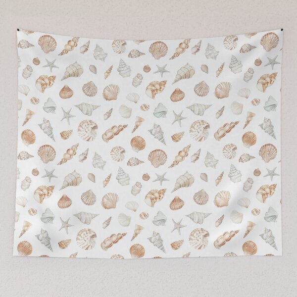 Item preview, Sea shells pattern designed and sold by AnnaGo.