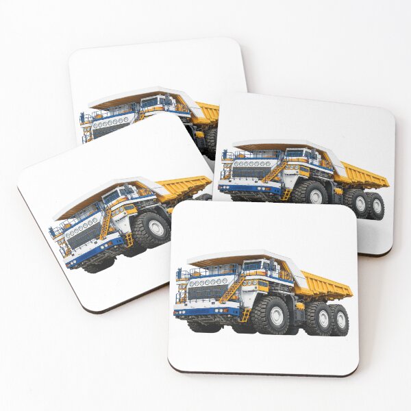 Item preview, Giant Mining Haul Truck Illustration – Heavy Machinery Industrial Art designed and sold by Radekku.