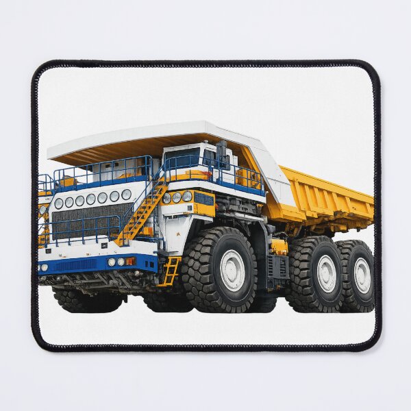 Item preview, Giant Mining Haul Truck Illustration – Heavy Machinery Industrial Art designed and sold by Radekku.
