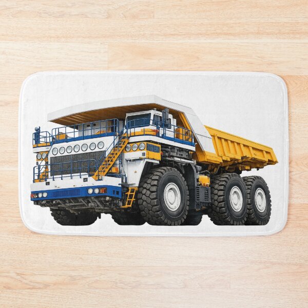 Item preview, Giant Mining Haul Truck Illustration – Heavy Machinery Industrial Art designed and sold by Radekku.