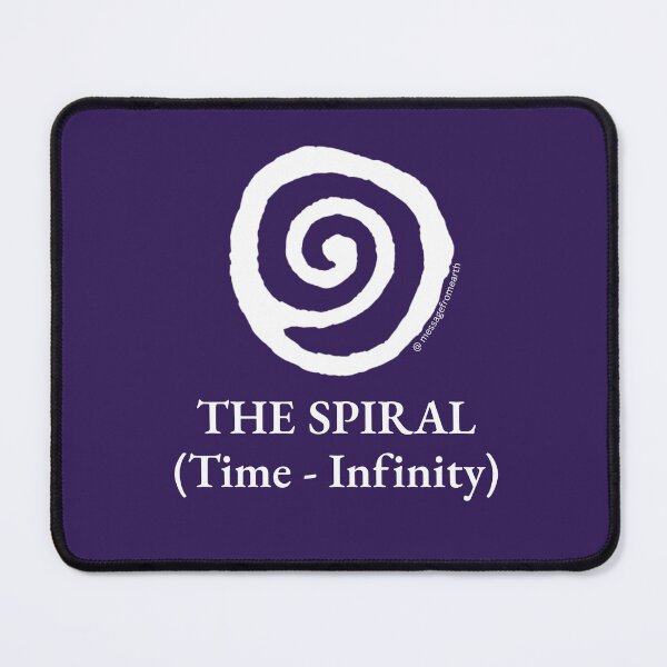 Item preview, Spiral - Neolithic Cipher - Time and Infinity - Minimalist T-Shirt - #3 designed and sold by Message from Earth.