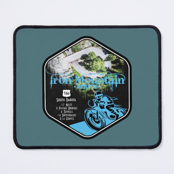 Item preview, Iron Mountain Road South Dakota USA Sticker T-Shirt 11 designed and sold by OuterShellUK.