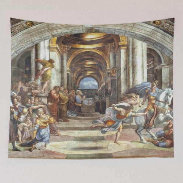 Item preview, Raphael - The Expulsion of Heliodorus from the Temple (Stanza di Eliodoro) (1512) designed and sold by stevepmp.