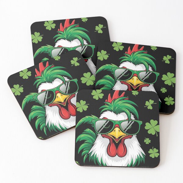Item preview, Funny Chicken St Patricks Day Chicken Shamrock designed and sold by viectory.