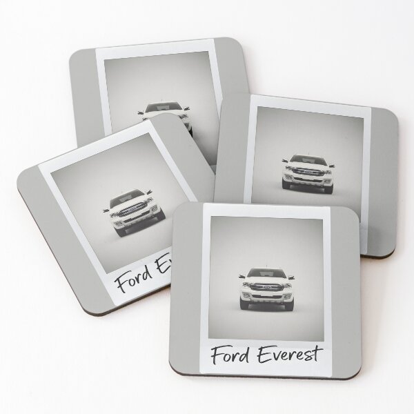 Artikelvorschau, Ford Everest SUV – Minimalistisches Autoposter im Polaroid-Stil – Modernes Geländefahrzeug entworfen und verkauft von Motorline44.