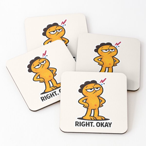 Item preview, Right Okay Funny Sarcastic Sticker designed and sold by lnewlfuk.
