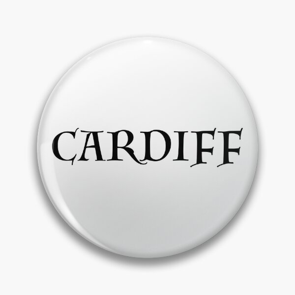 Item preview, Cardiff old medieval style text (Black) designed and sold by STUDIO-72.