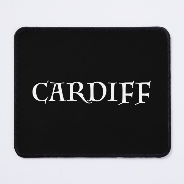 Item preview, Cardiff old medieval style text (White) designed and sold by STUDIO-72.