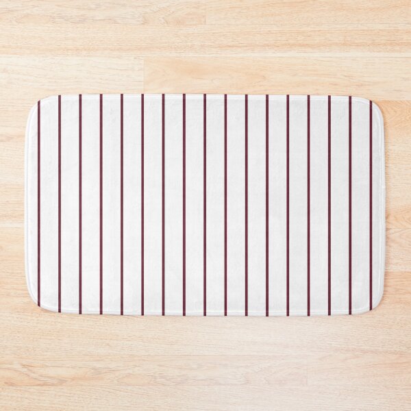 Item preview, Pinstriped White And Burgundy Pattern designed and sold by pattern-archive.