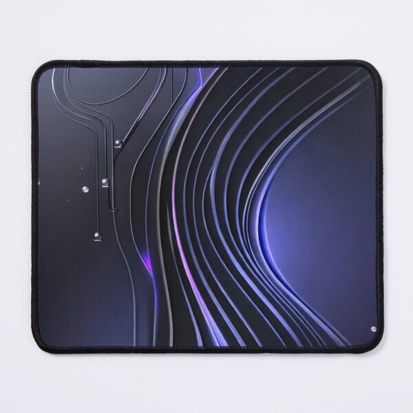 Item preview, Midnight Circuit Flow – Futuristic Abstract Purple Tech Design designed and sold by Lowtech.