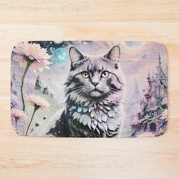 Item preview, Enchnated Grey Cat designed and sold by coribeth.