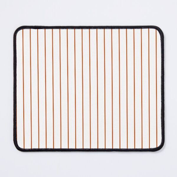 Item preview, Pinstriped White And Burnt Orange Pattern designed and sold by pattern-archive.