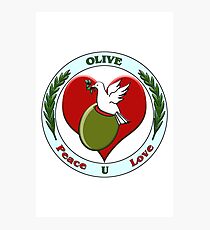 Olive U Photographic Print