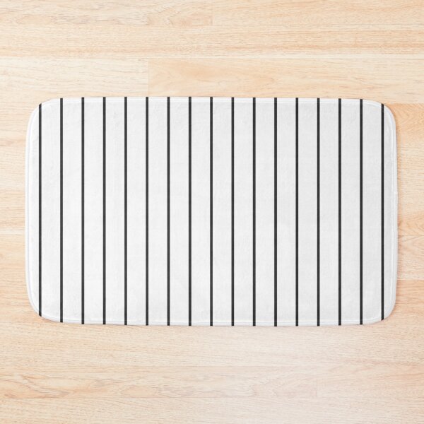 Item preview, Pinstriped White And Charcoal Pattern designed and sold by pattern-archive.