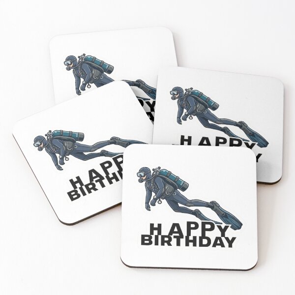 Item preview, Happy Birthday Scuba Diver – Funny Diving Gift Shirt designed and sold by Brinevex Co..